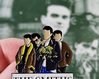 The Smiths Pin Badge Indie Post Punk Rock Morrissey Johnny Marr Manchester