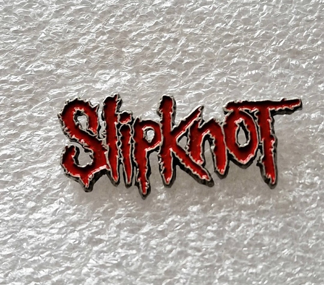 Slipknot Pin Badge Heavy Metal Wait and Bleed Spit It Out Etsy