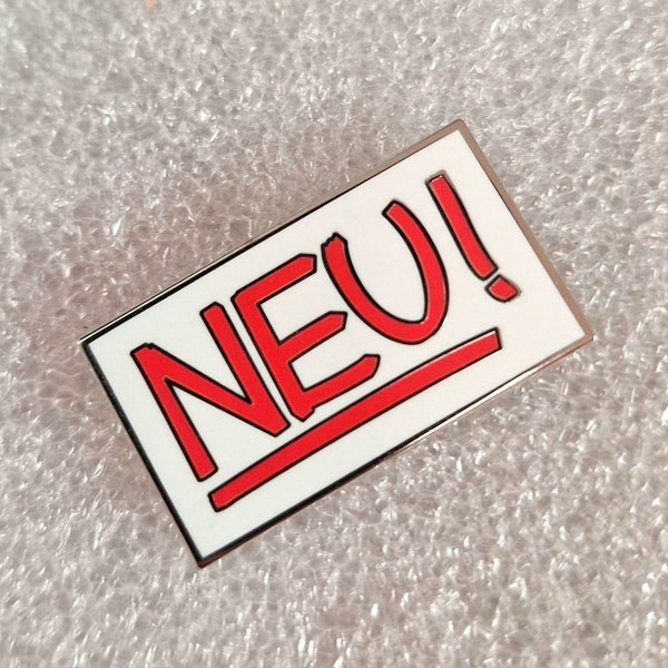 NEU! Pin Badge Krautrock Electronic Hallogallo Sonderangebot Super Neuschnee NEU ***