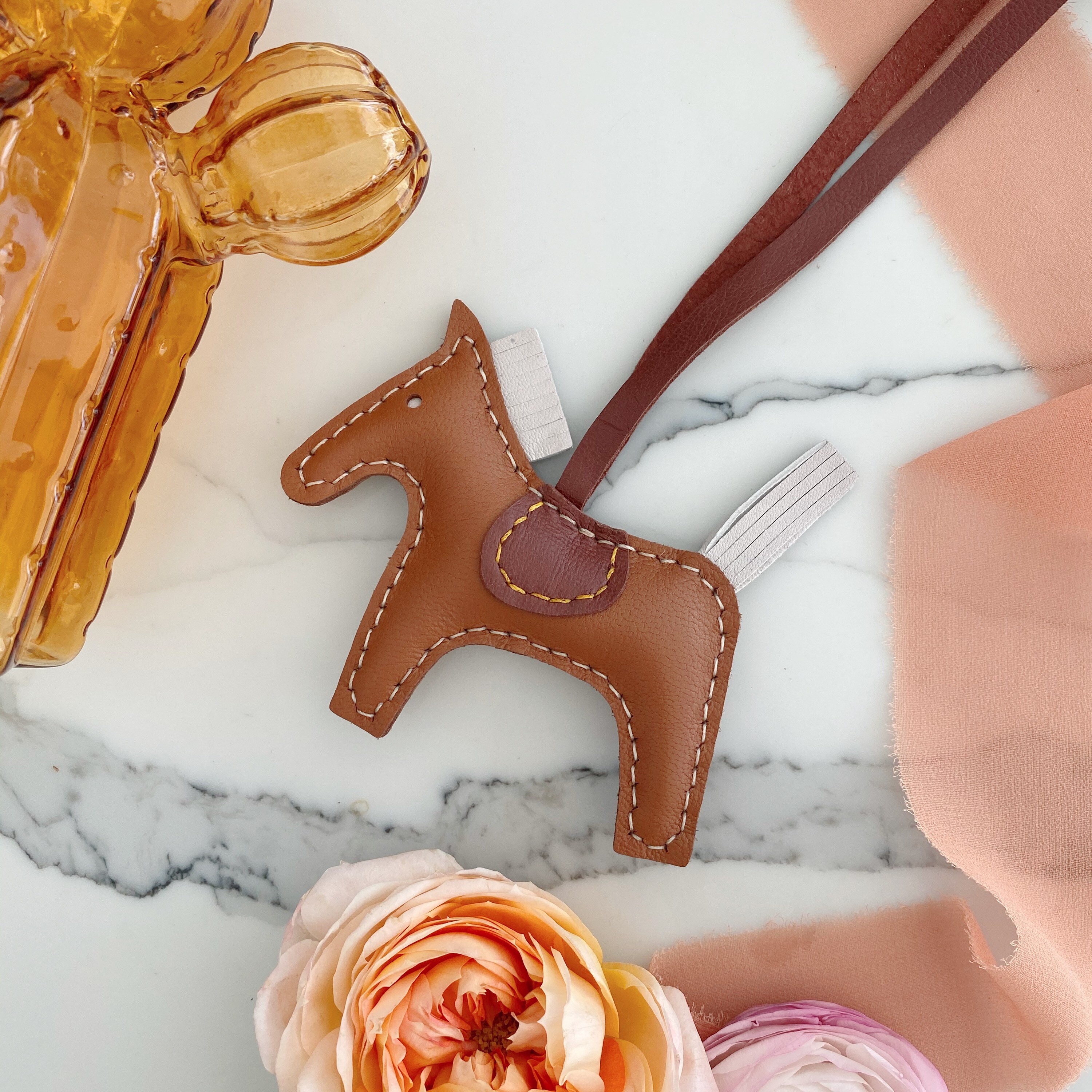 Handmade Leather Horse Bag Charm Leather Horse Key Chain Etsy