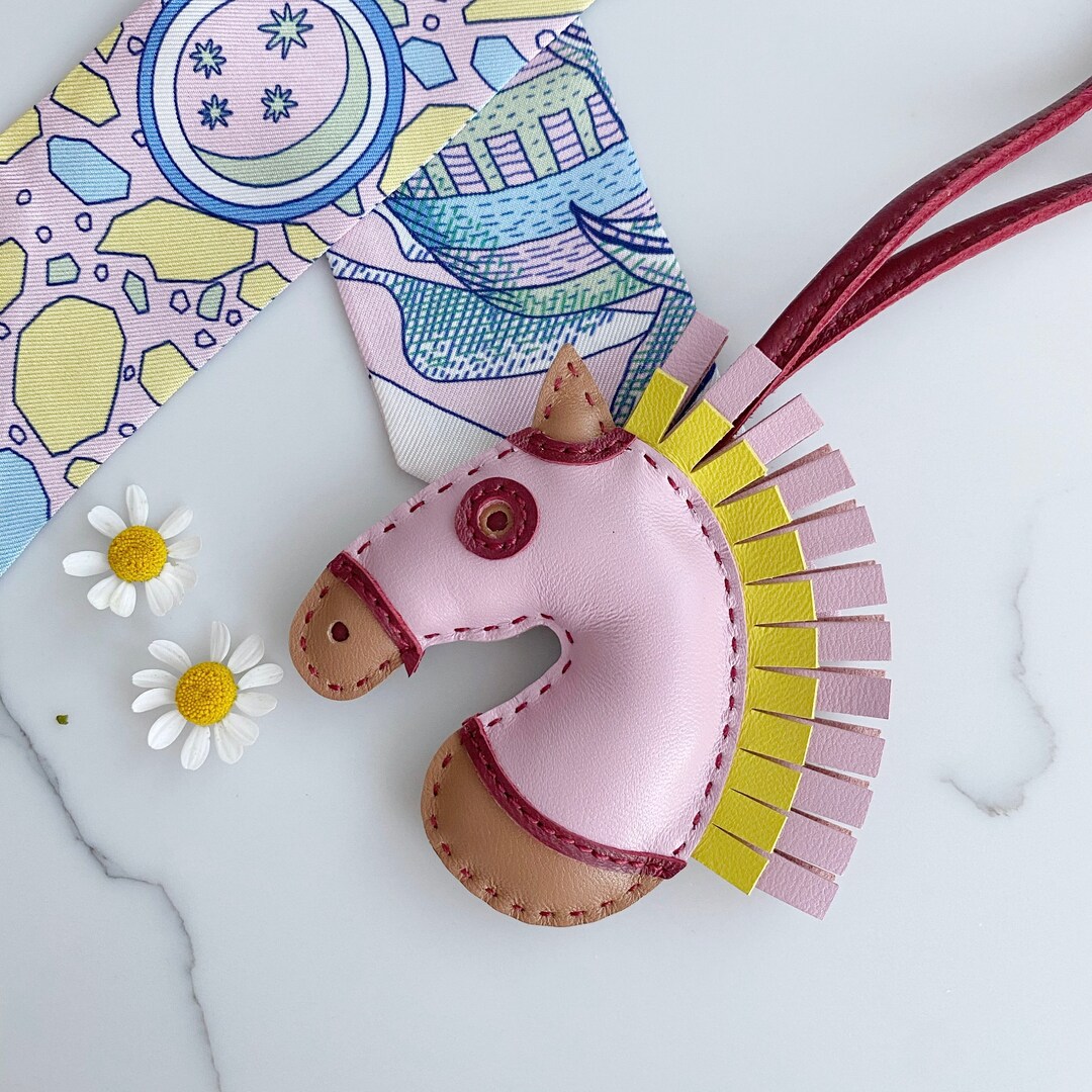 Handmade Leather Horse Bag Charm Rodeo Bag Charm Etsy