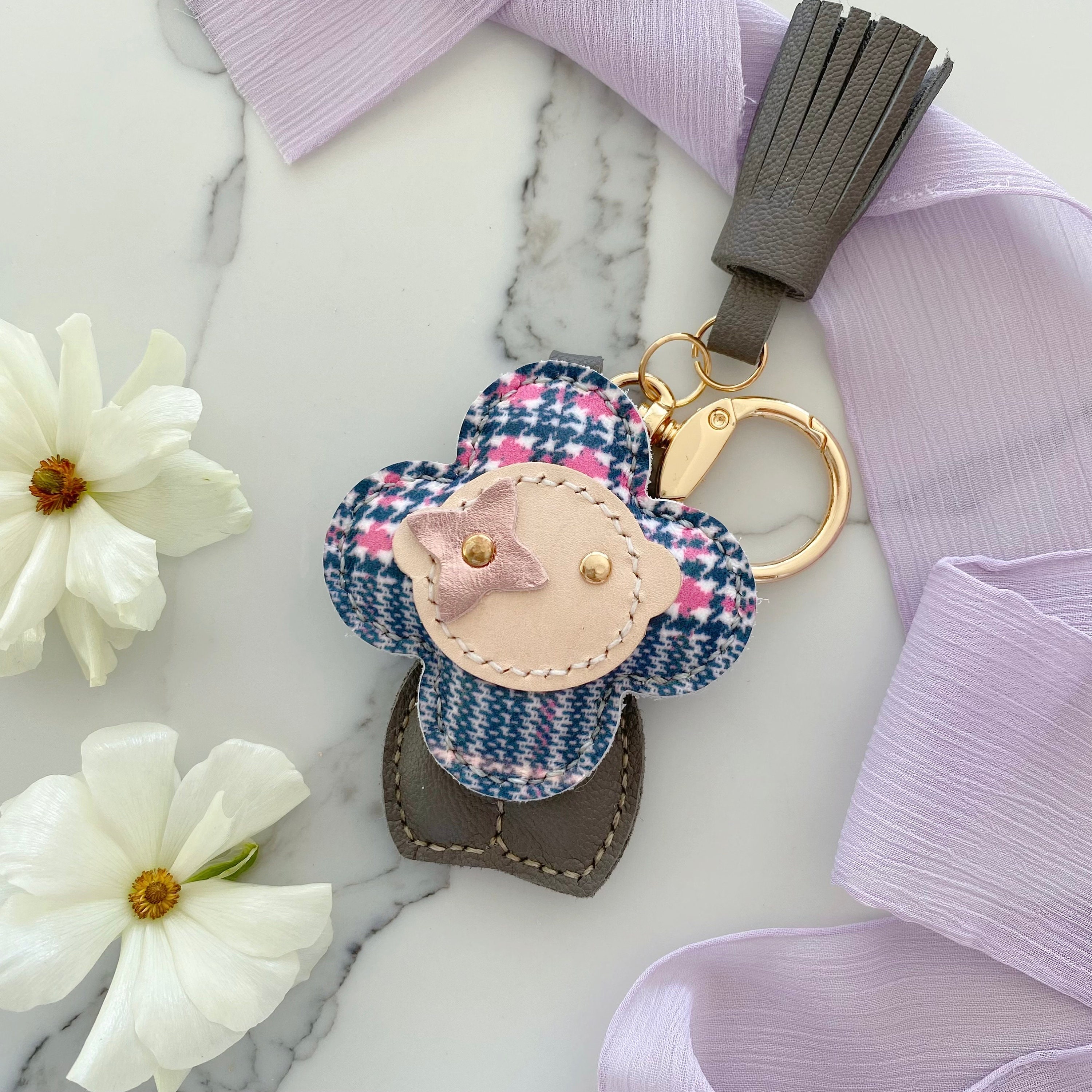 Repurposed Louis Vuitton Key Chain Wallet - The Molly Grace