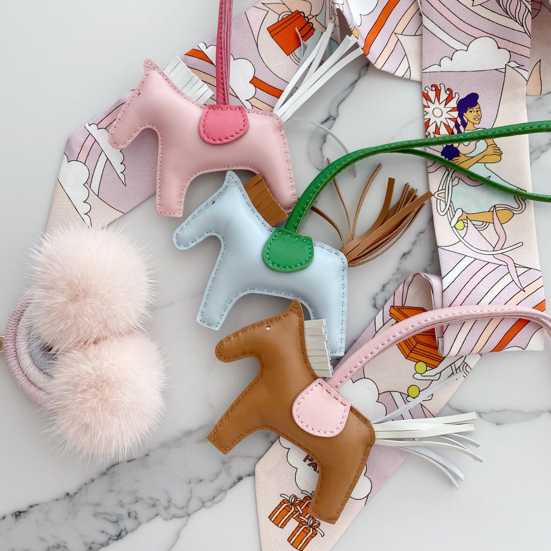 Handmade Horse Bag Charm Horse Keychain Leather Horse Bag Etsy