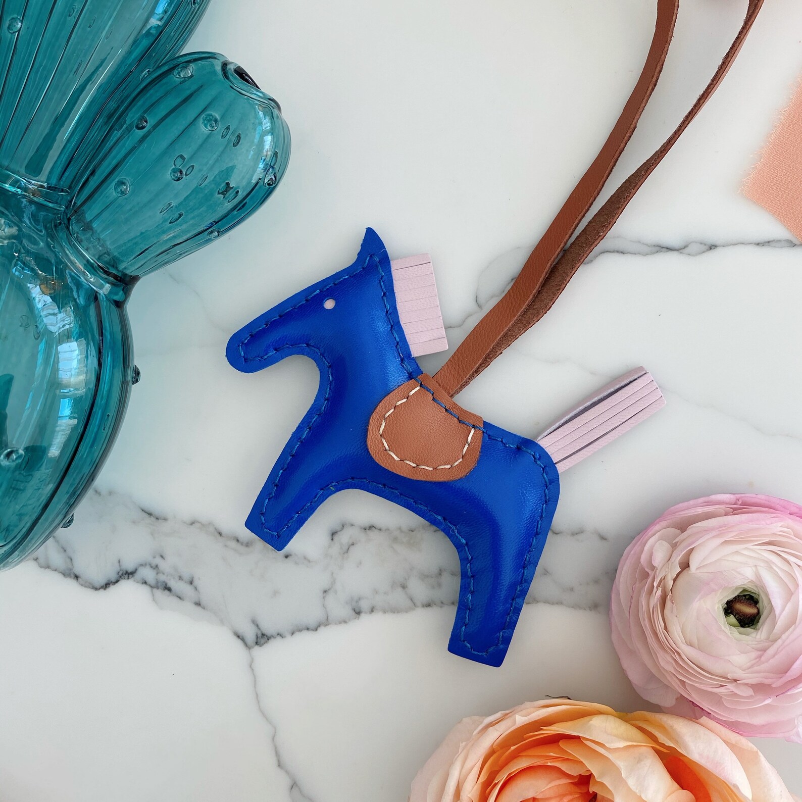 Handmade Leather Horse Bag Charm Leather Horse Key Chain Etsy