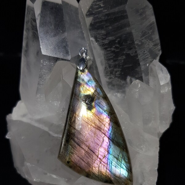 Pendentif en labradorite