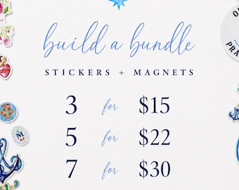 Build Your Own Catholic Bundle | Custom Catholic Stickers & Magnets | Confirmation, RCIA, Baptism, First Communion + Sponsor Gift Set