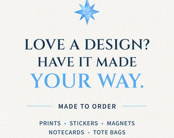 Choose Any Linadora Studio Design | Made-to-Order Art Print, Sticker, Magnet, Notecards, Tote Bag | Catholic Gifts, Religious Watercolor Art