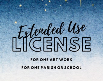 Licença de Uso Estendido | 1 Obra de Arte | 1 Paróquia OU 1 Escola