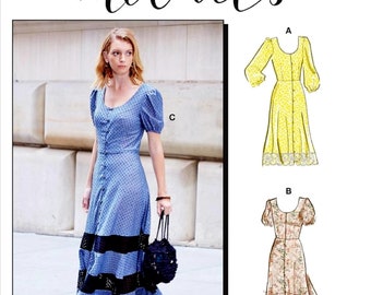 Long Dress Pattern Etsy