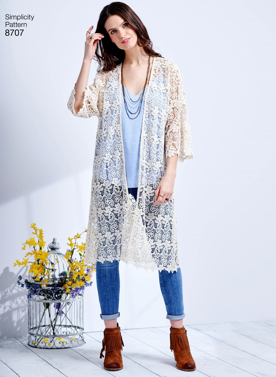 Sewing Pattern Kimono Cardigan Pattern Mommy and Me Kimono Etsy