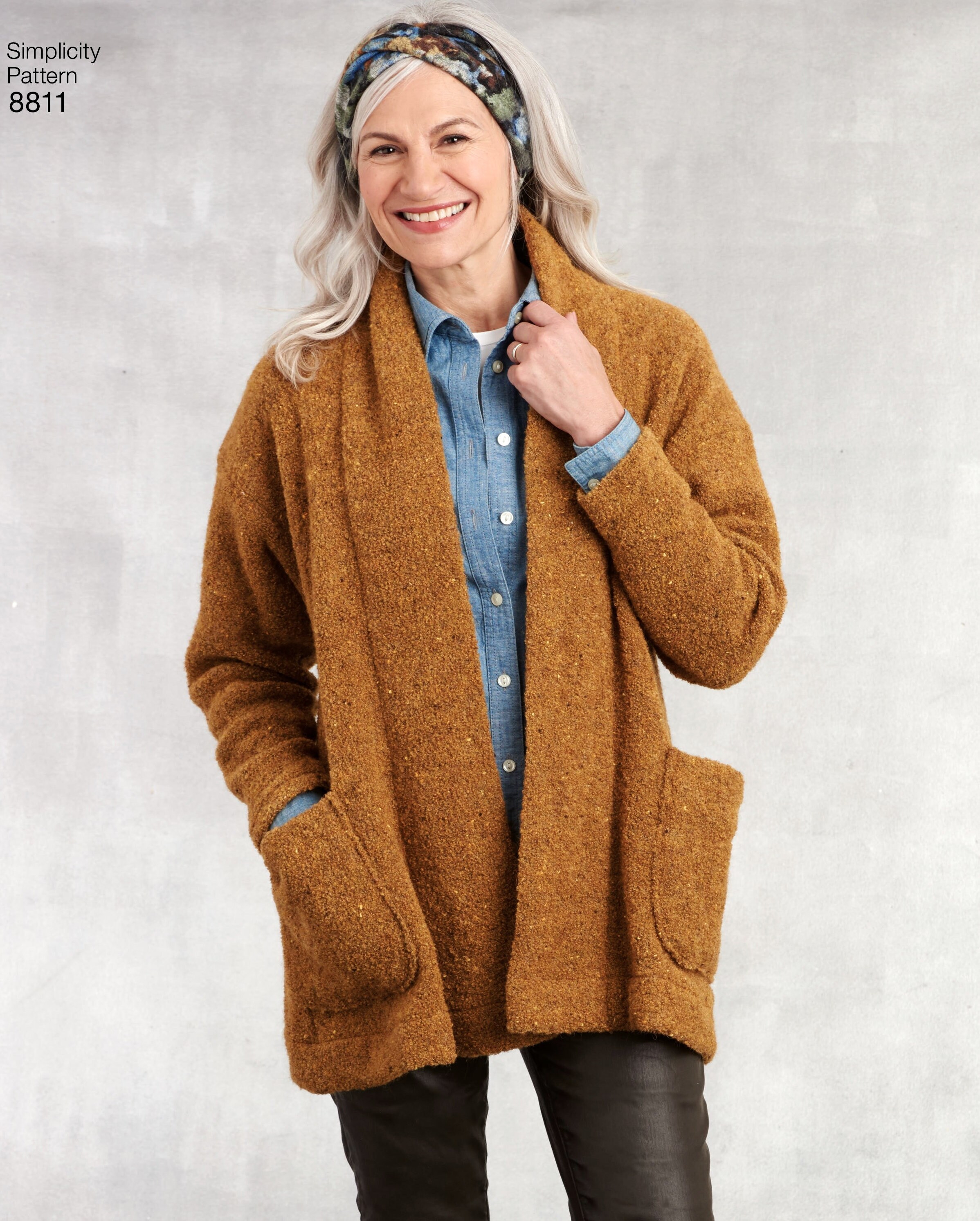 Sewing Pattern Women's Fleece Cardigan Pattern Etsy
