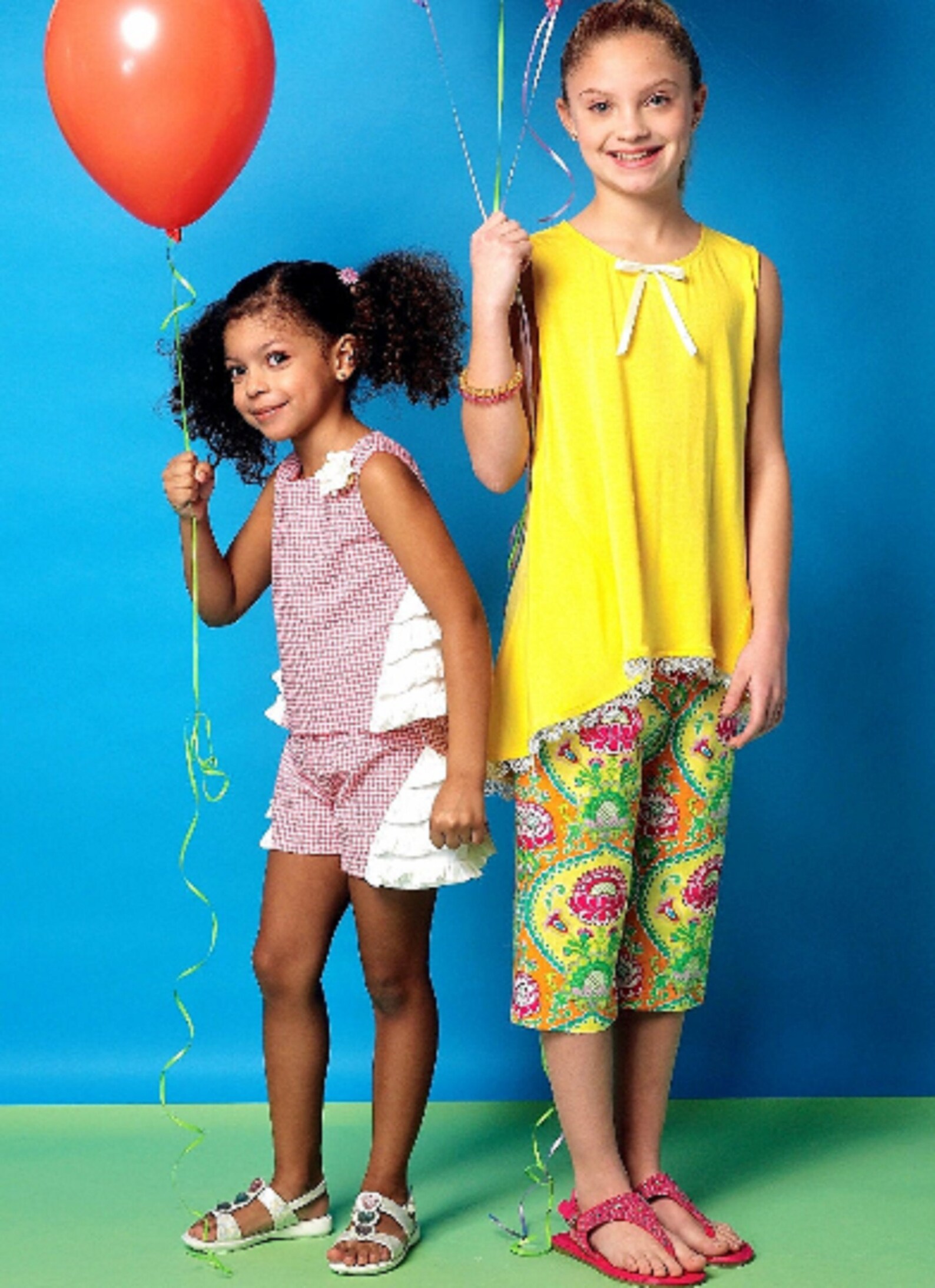 Sewing Pattern Little Girls' Top and Shorts Pattern Etsy