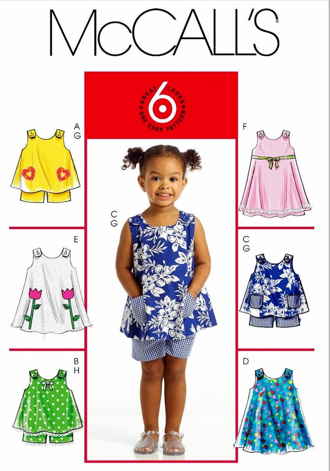 Sewing Pattern Little Girls' Sundress Pattern Etsy