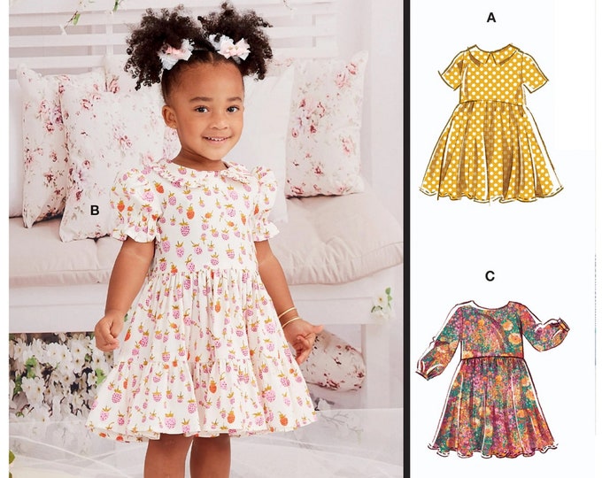 Sewing Pattern Toddlers Dress Pattern Baby Dress Pattern Little