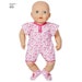Sewing Pattern Baby Doll Clothes Pattern, Baby Doll Sling Carrier ...