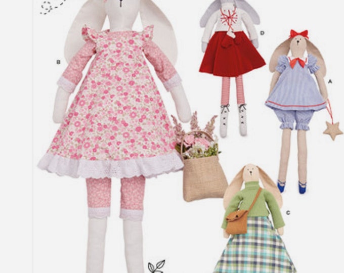 Sewing Pattern Easy Stuffed Animals Pattern 2 Piece Stuffed Animals