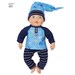 Sewing Pattern Baby Doll Clothes Pattern, Baby Doll Sling Carrier ...
