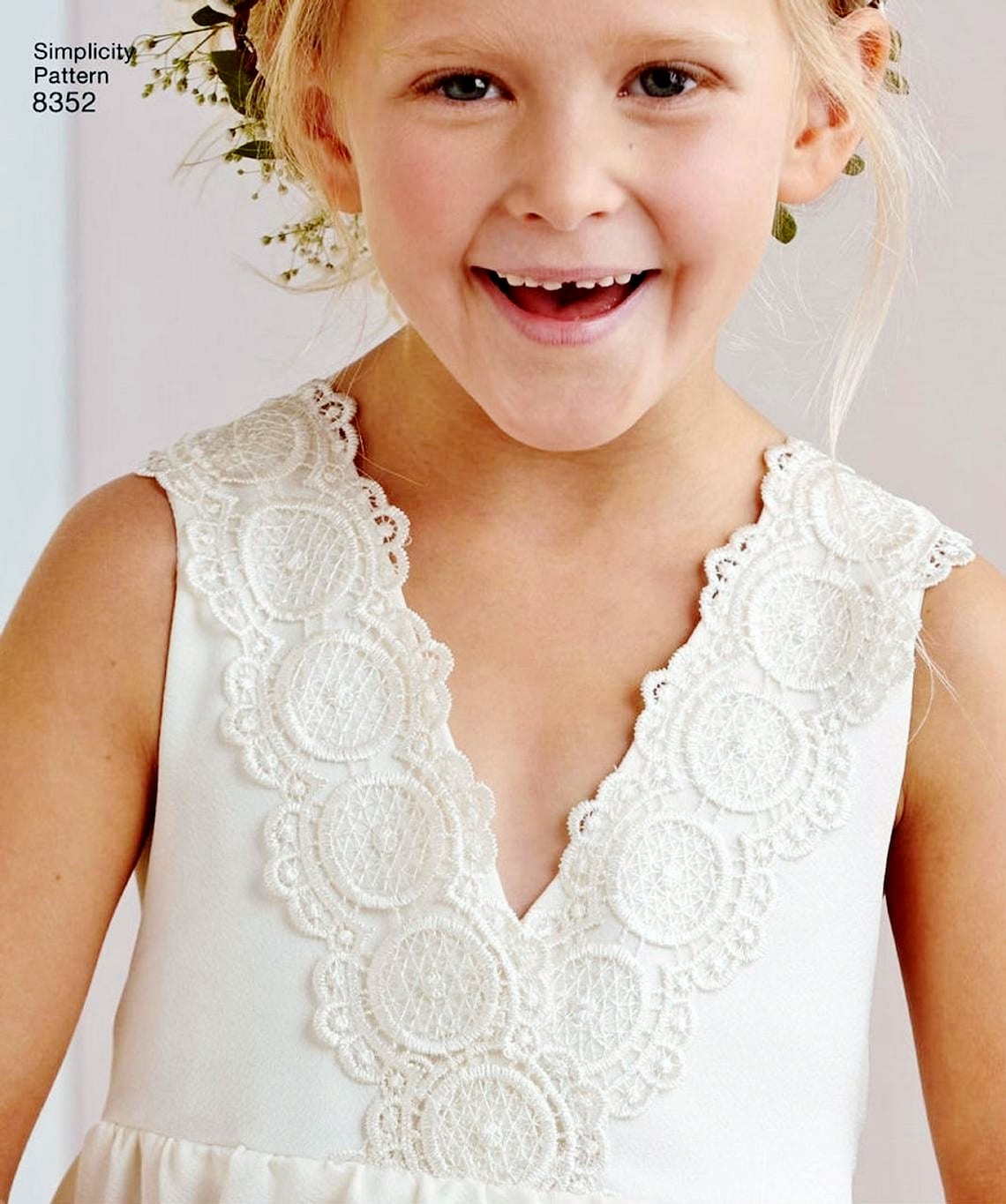 Sewing Pattern Girls' Formal Dress Pattern Flower Etsy