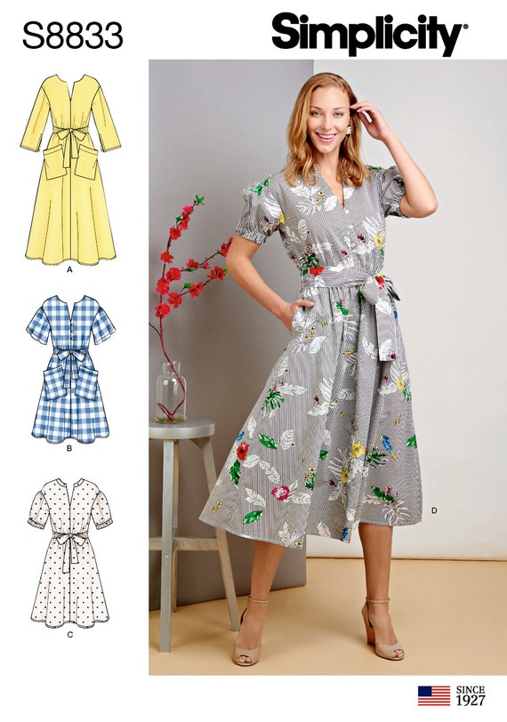 Sewing Pattern Women's Pullover Dress Pattern Miss Petite | Etsy