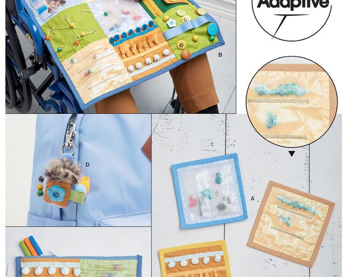 Sewing Pattern Fidget Quilt Pattern, Pencil Case Pattern, Key Fob