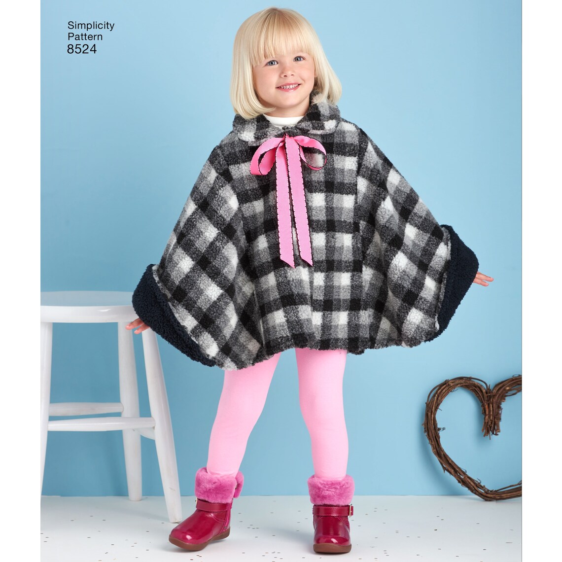Sewing Pattern Child's Poncho Pattern Little Girl's Etsy