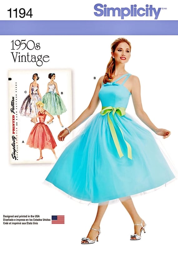 OOP Lovely Formal Dress Designer Leann Marshall Simplicity Sewing Pattern UPICK