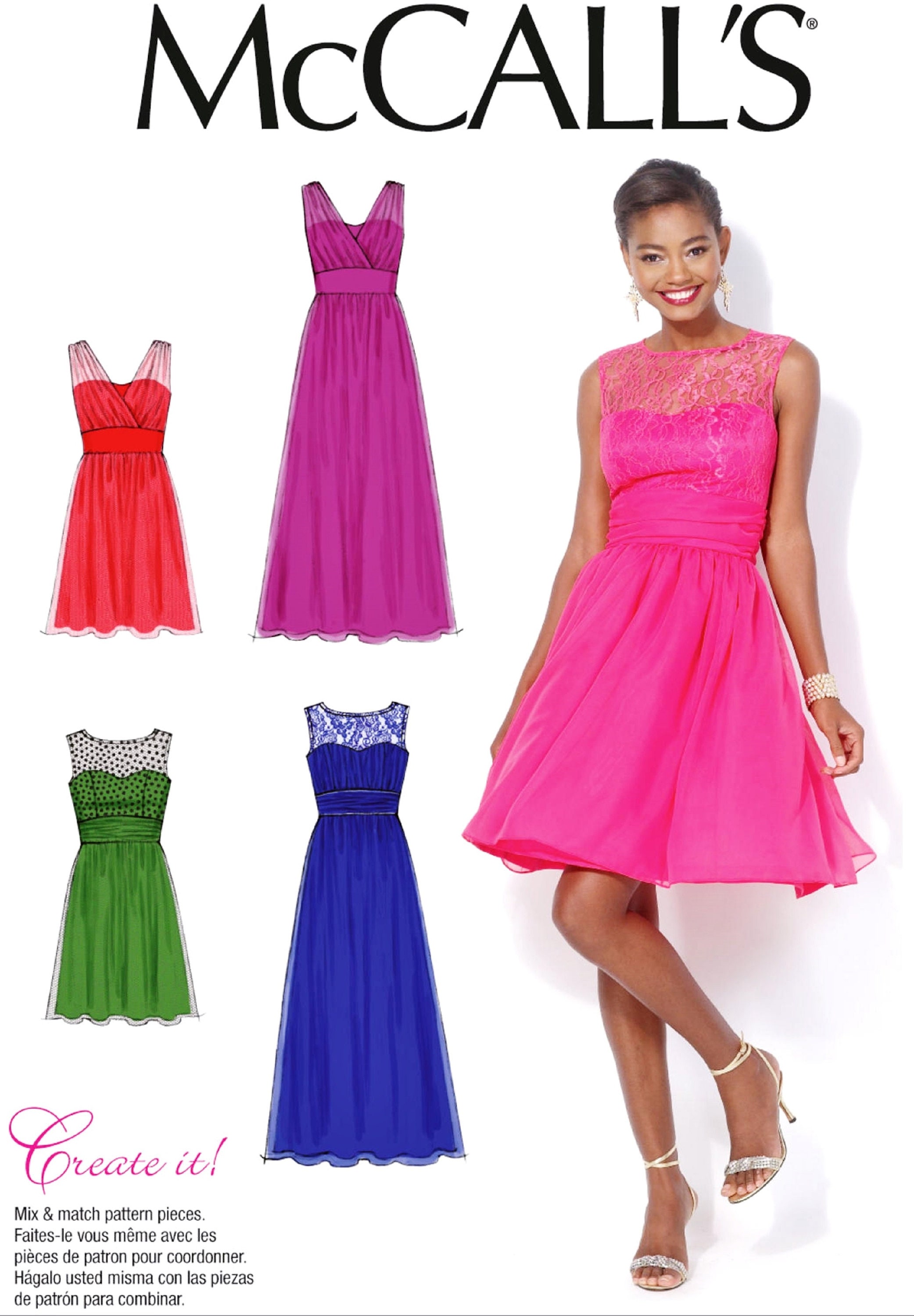 Sewing Pattern Formal Dress Pattern Evening Gown Pattern Etsy