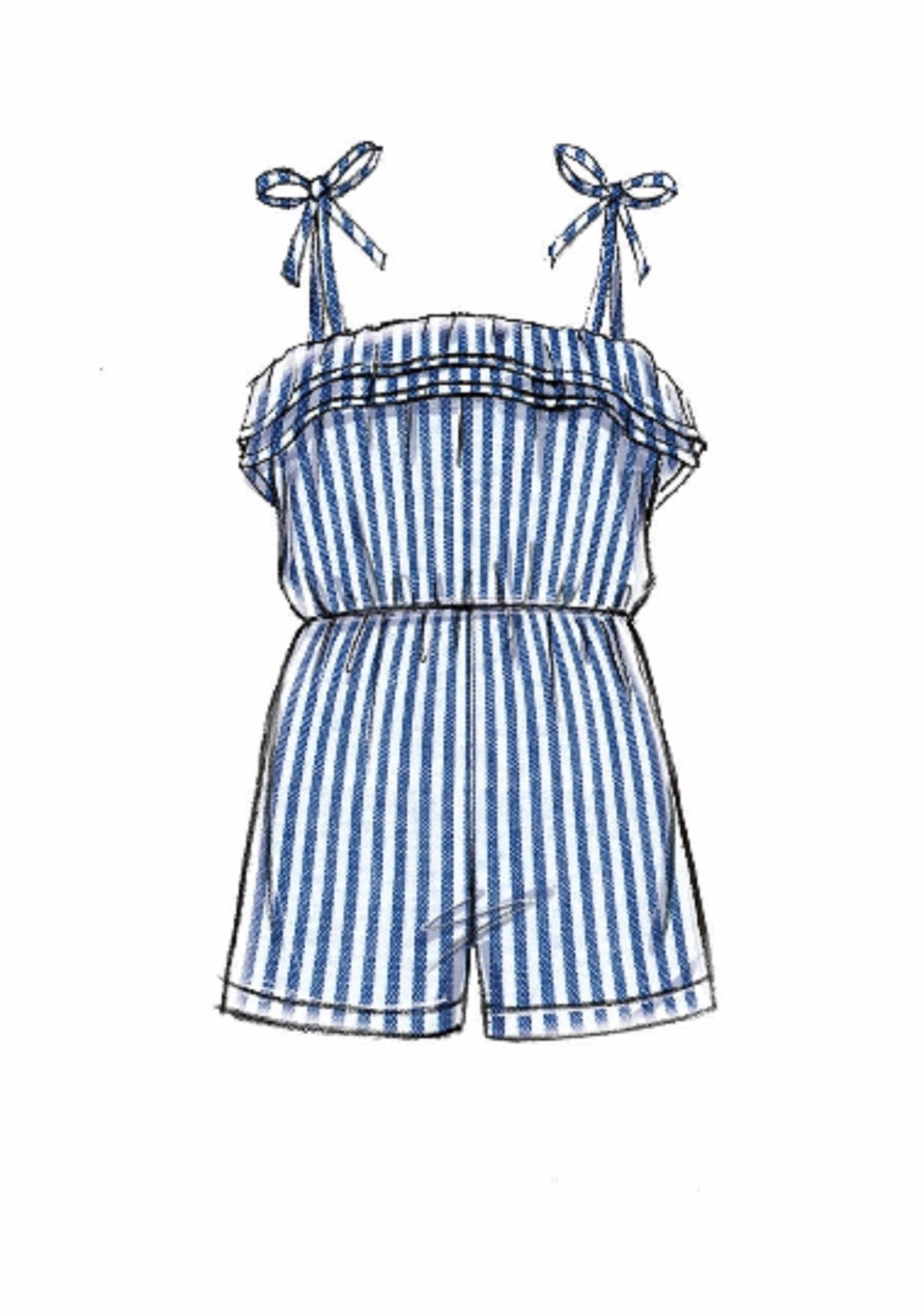 Sewing Pattern Little Girls' Jumpsuit Pattern Girls' Etsy