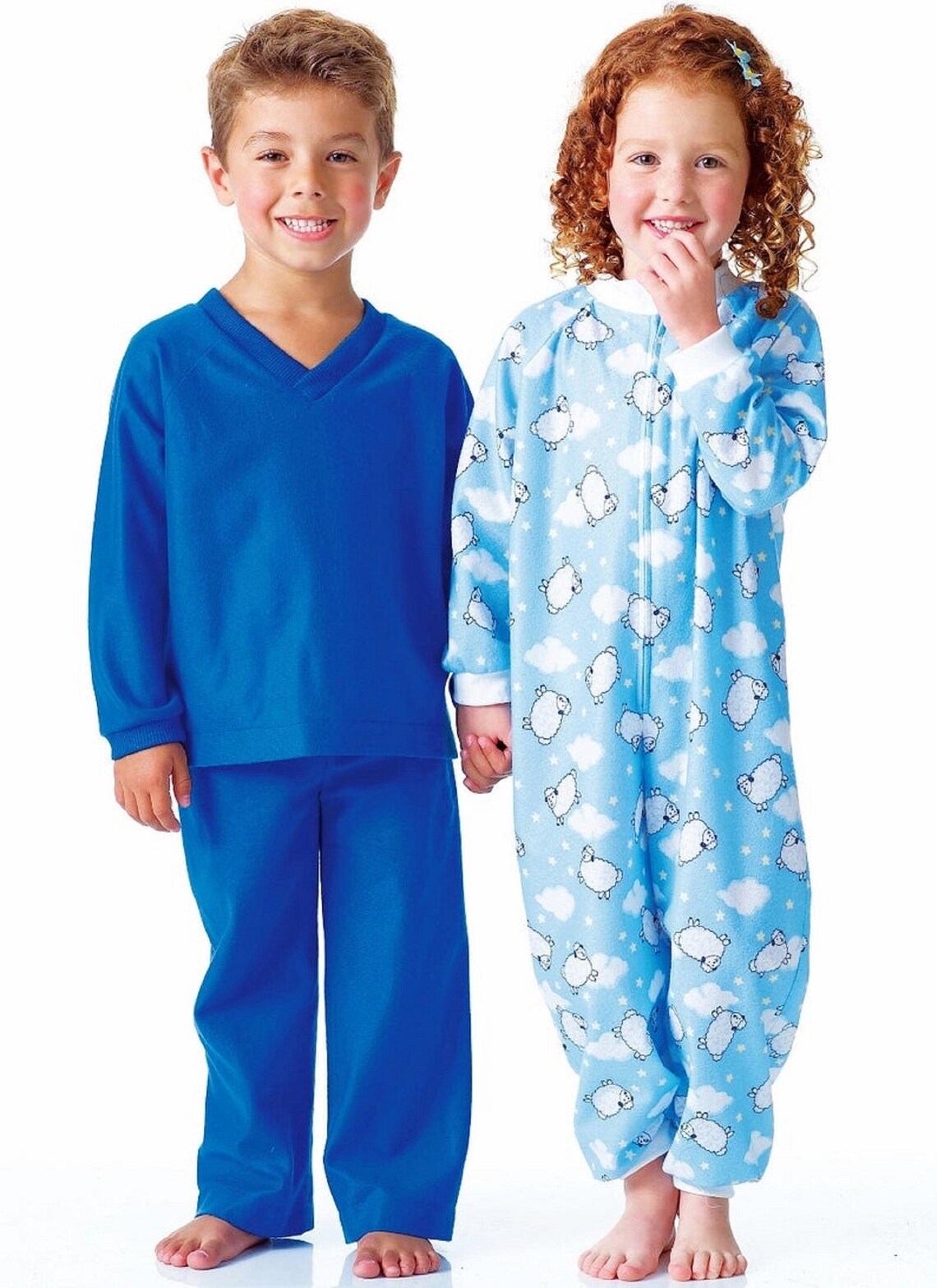 Sewing Pattern Toddler's One Piece Pajama Pattern Etsy