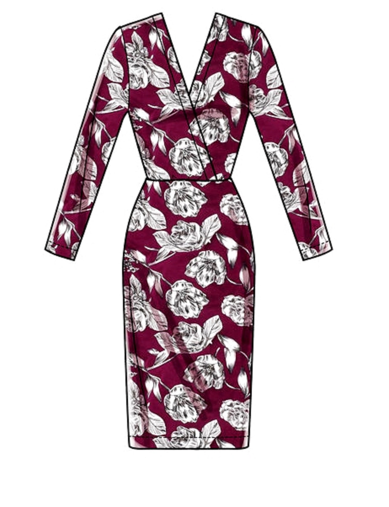 Sewing Pattern Misses Knit Dress Pattern Sheath Dress Etsy