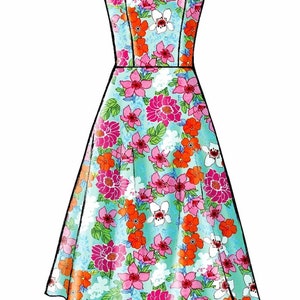 Sewing Pattern Strapless Dress Pattern Sleeveless Dress | Etsy