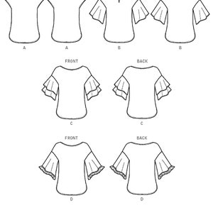 Sewing Pattern Women's Easy Top Pattern Pullover Top - Etsy