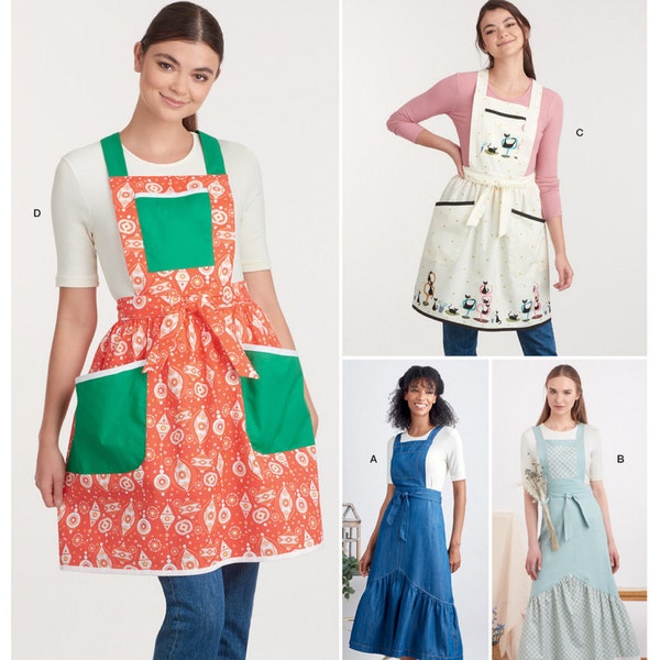 Sewing Pattern Bib Apron Pattern, Simplicity Sewing Pattern 9435