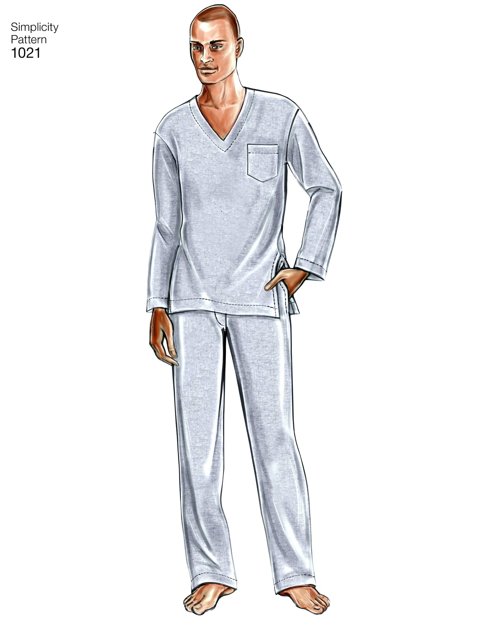 Sewing Pattern Men's Robe Pattern Men's Loungewear Etsy