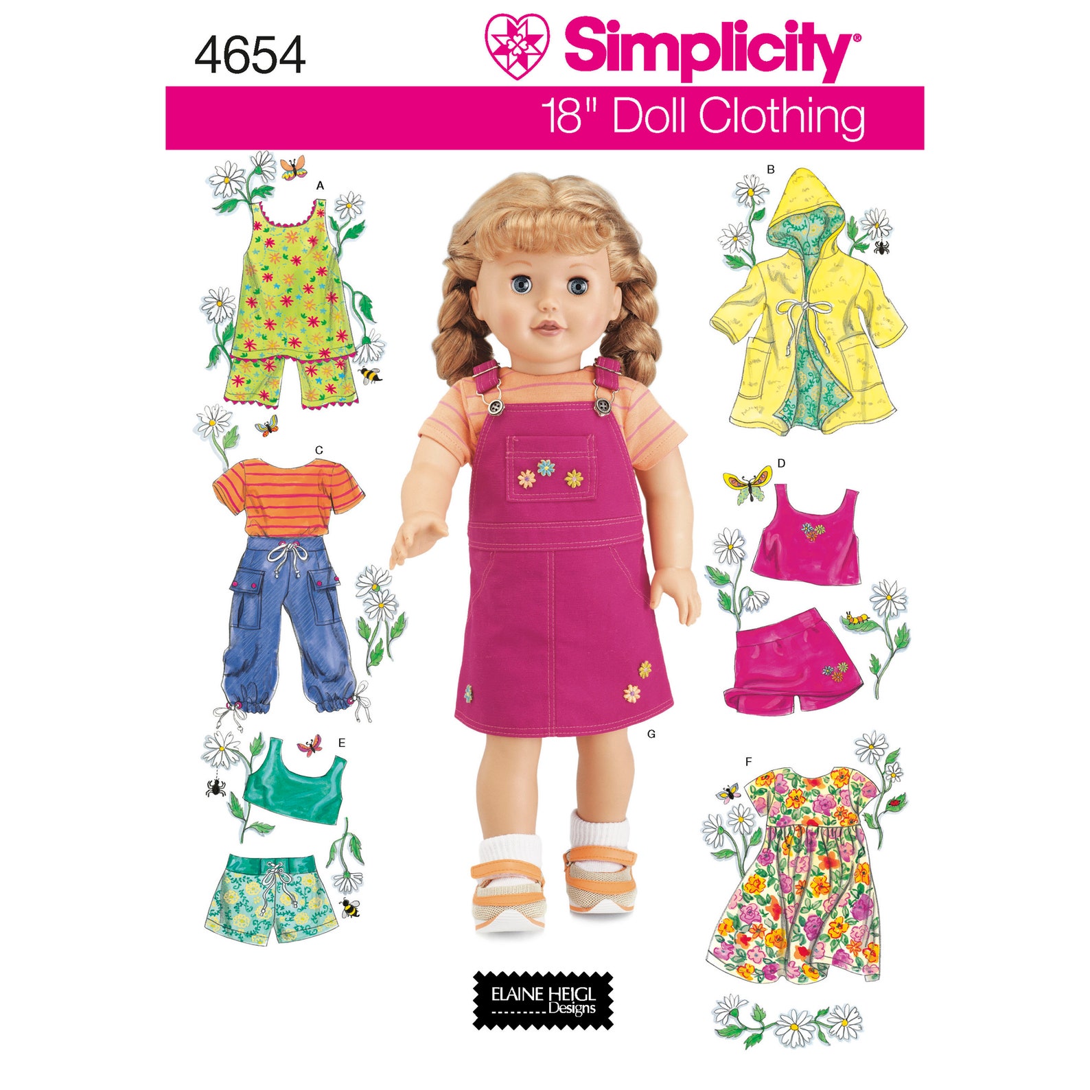 Sewing Pattern 18 Inch Doll Clothes Pattern AG Style Doll Etsy