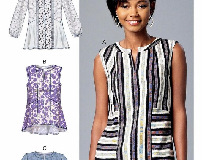 Sewing Pattern Women's Long Sleeve Blouse Pattern - Etsy