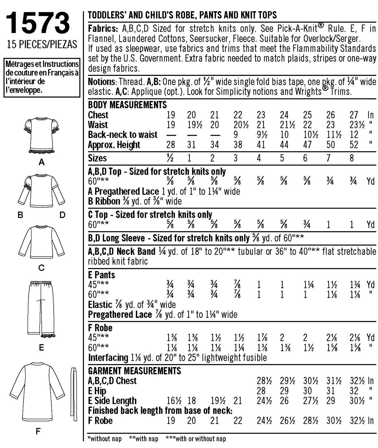 Sewing Pattern for Children's Pajama Pattern Child's Etsy