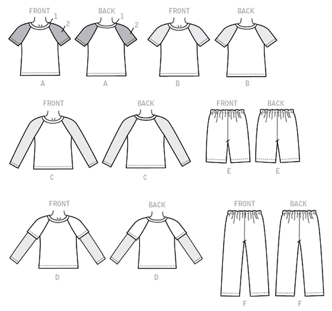 Sewing Pattern Boys' Pajama Pattern Little Boys' Etsy