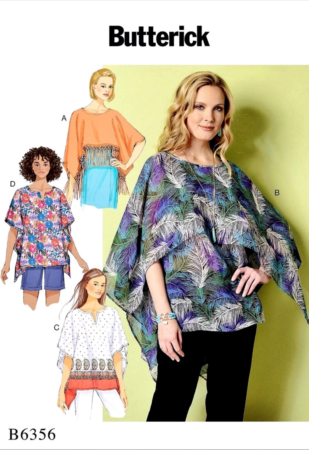 Sewing Pattern Women's Loose Fitting Tunic Tops Pattern - Etsy