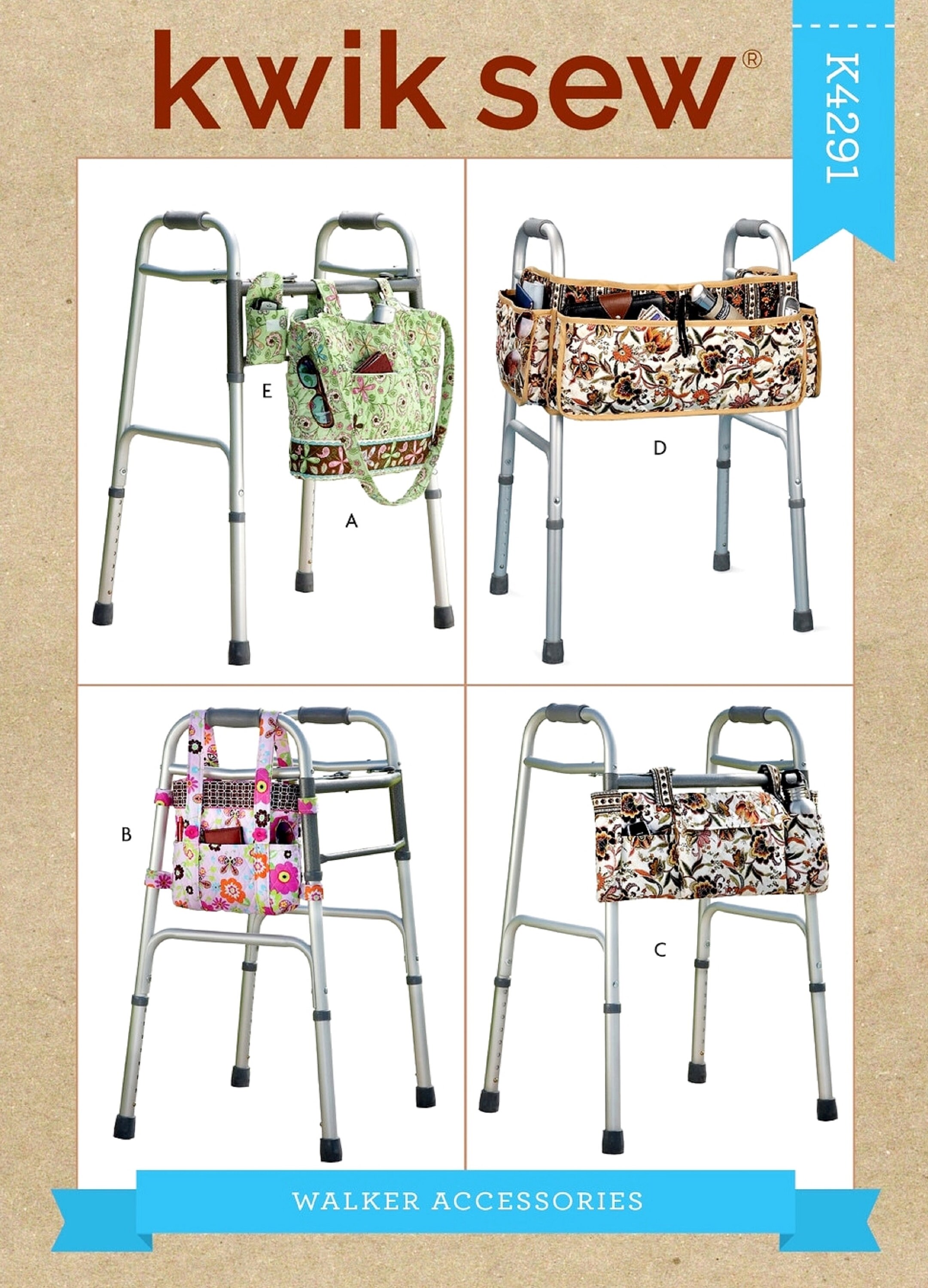 Sewing Pattern Walker Pockets Pattern Walker Bags Pattern Etsy