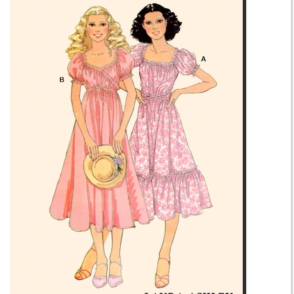 Sewing Patterns Women's Vintage Wrap Dress Pattern, Misses' Vintage Wrap Dress Pattern, McCall's Sewing Pattern 8358