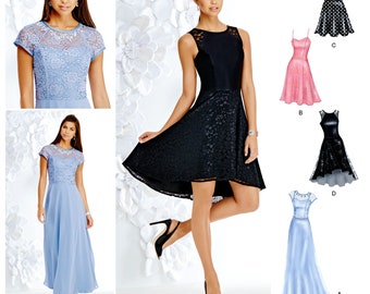 Simplicity Paper Sewing Pattern Women's Formal Dress Pattern, Sundress Pattern, Evening Gown Pattern, Simplicity Sewing Pattern 1195