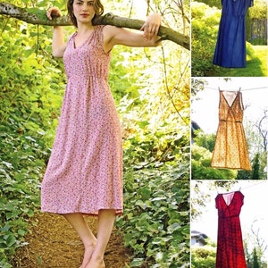 Sewing Pattern for Women's Easy Pullover Dress Pattern, Casual Summer Dress Pattern, Simplicity Sewing Pattern 8231