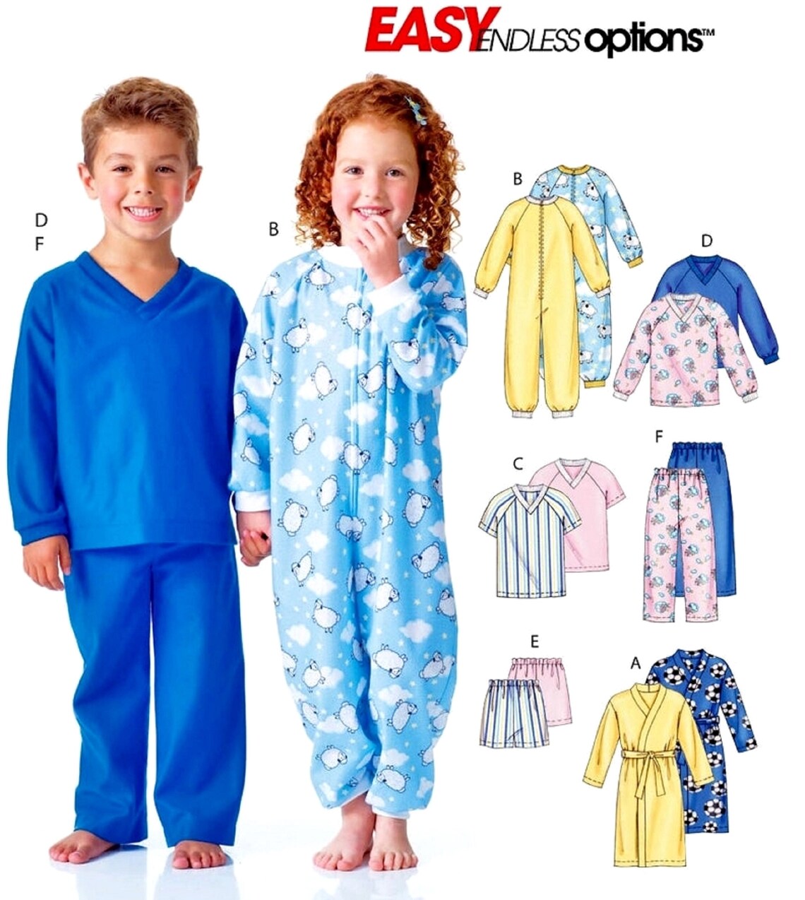 Sewing Pattern Toddler's One Piece Pajama Pattern Etsy