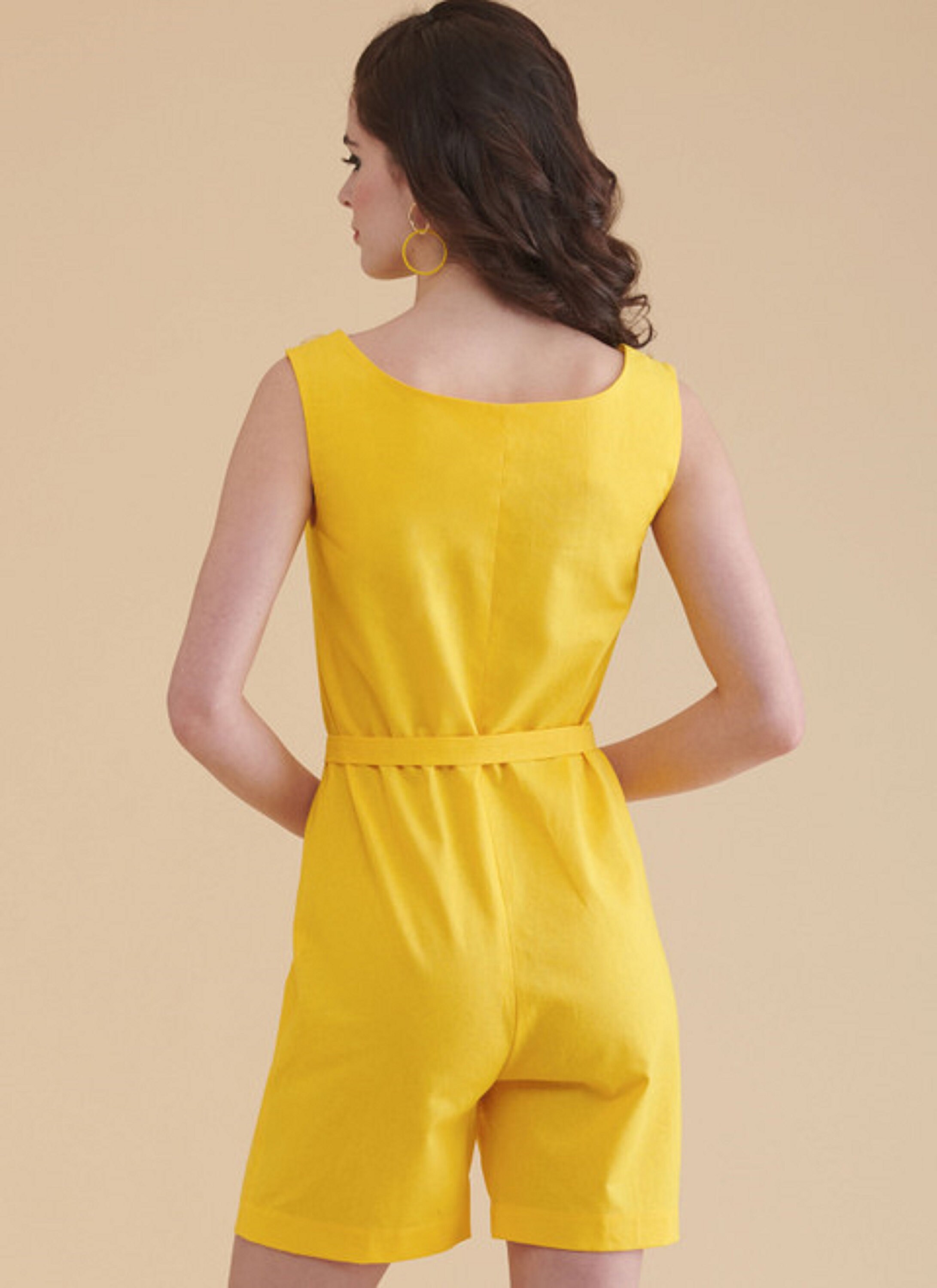 Simplicity Sewing Pattern Front Zip Jumpsuit Pattern, Romper Pattern ...