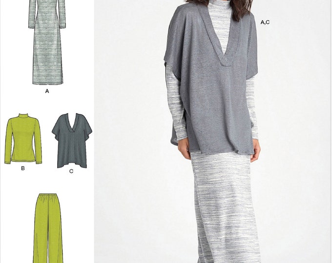 Sewing Pattern Women's Knit Dress Pattern Tunic Top and Etsy