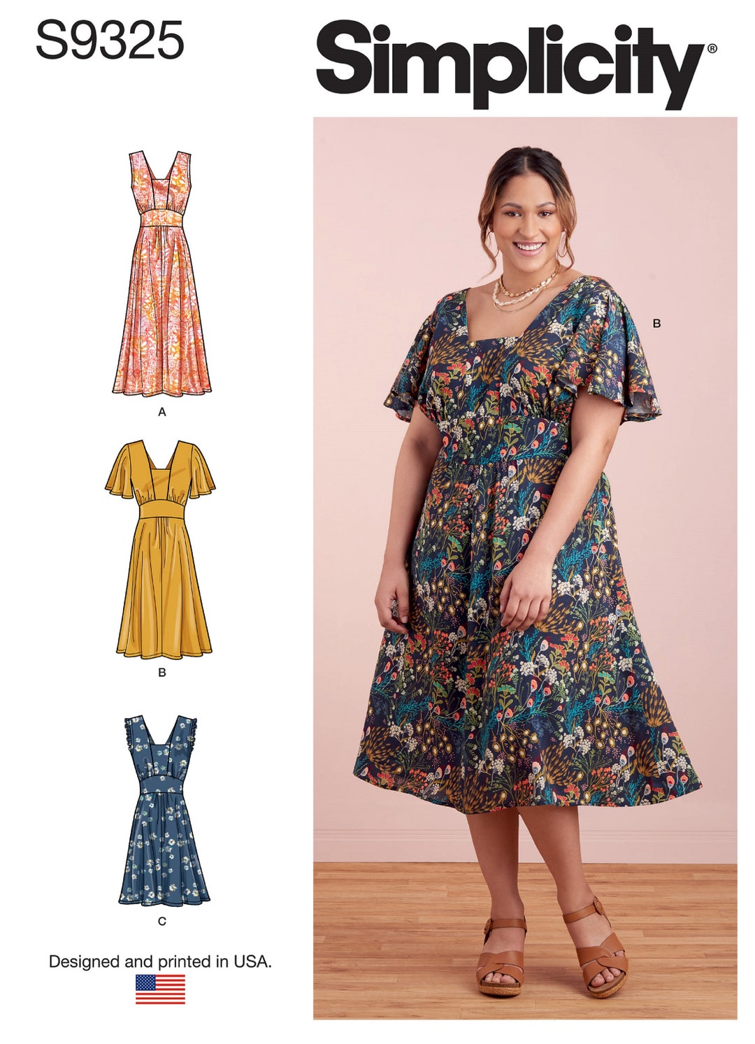 Sewing Pattern Women's Dress Pattern, Loose Fit Dress Pattern, Misses ...