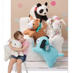 Simplicity Sewing Pattern Large Plush Huggable Pets Pattern, Large Plush Dog, Cat, Bunny and Panda Pattern, Simplicity Sewing Pattern 3023