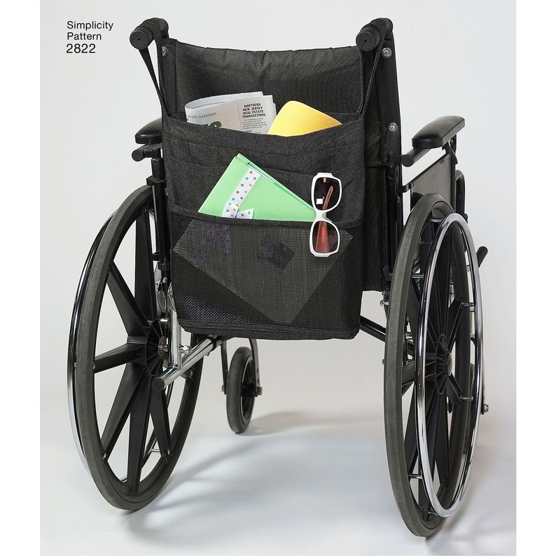 Sewing Pattern Wheelchair Pockets Pattern Walker Pockets Etsy