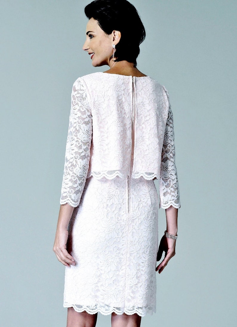 Sewing Pattern Women's Dress Pattern Lace Overlay Dress Etsy